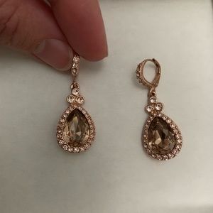 Givenchy Drop Crystal Earrings